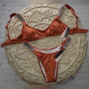 VICTORIA SECRET SHINE STRAP BIKINI SET